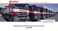 Desktop Screenshot of fretthold.de